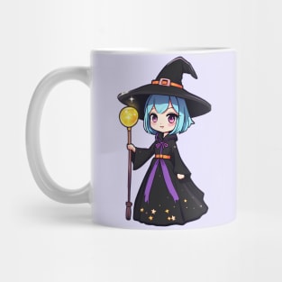 Anime girl witch Halloween Mug